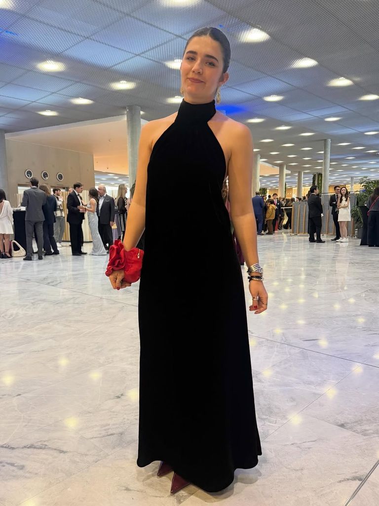 Cloe, durante la ceremonia de graduación