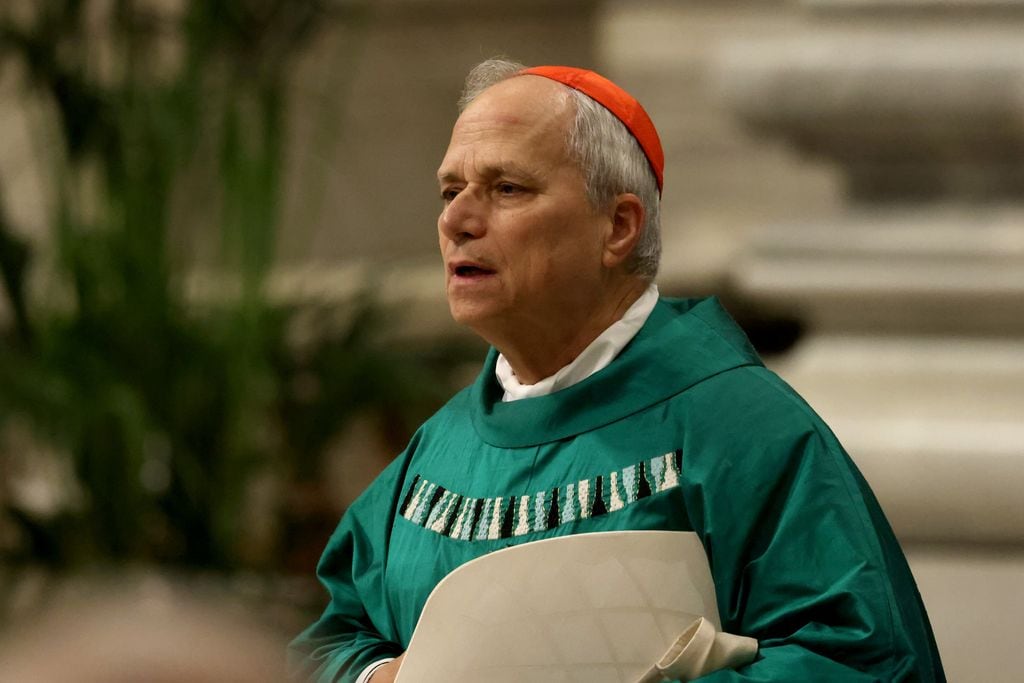  Robert Francis Prevost, en sus días como cardenal en El Vaticano, enero de 2025.