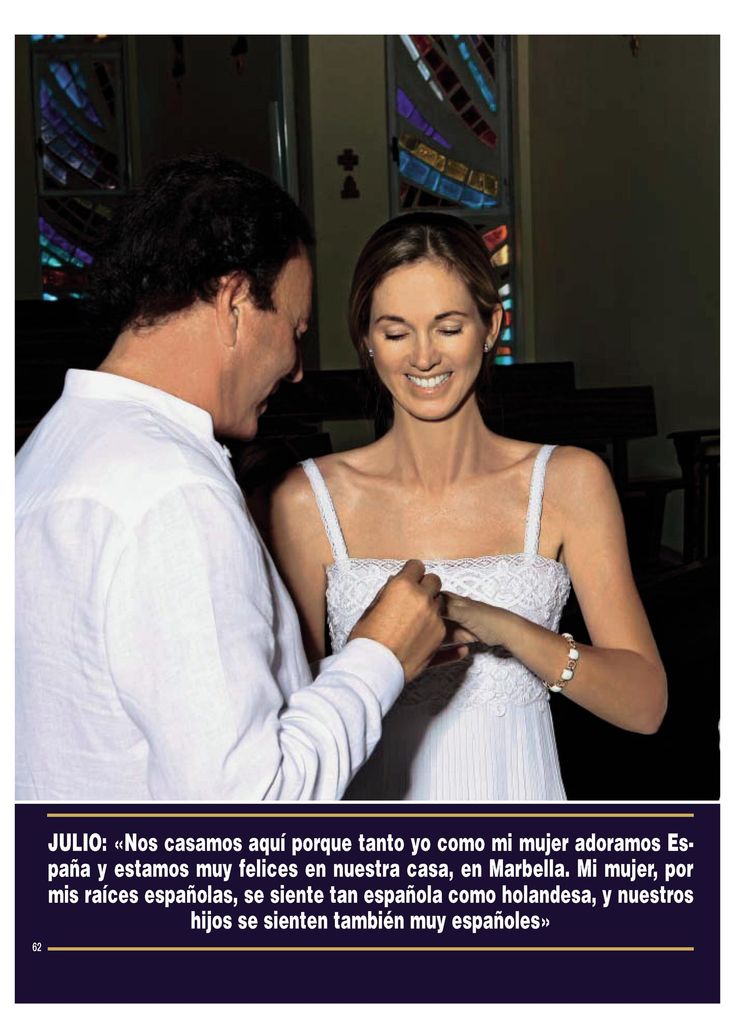 Hola 3449. Boda Julio Iglesias y Miranda