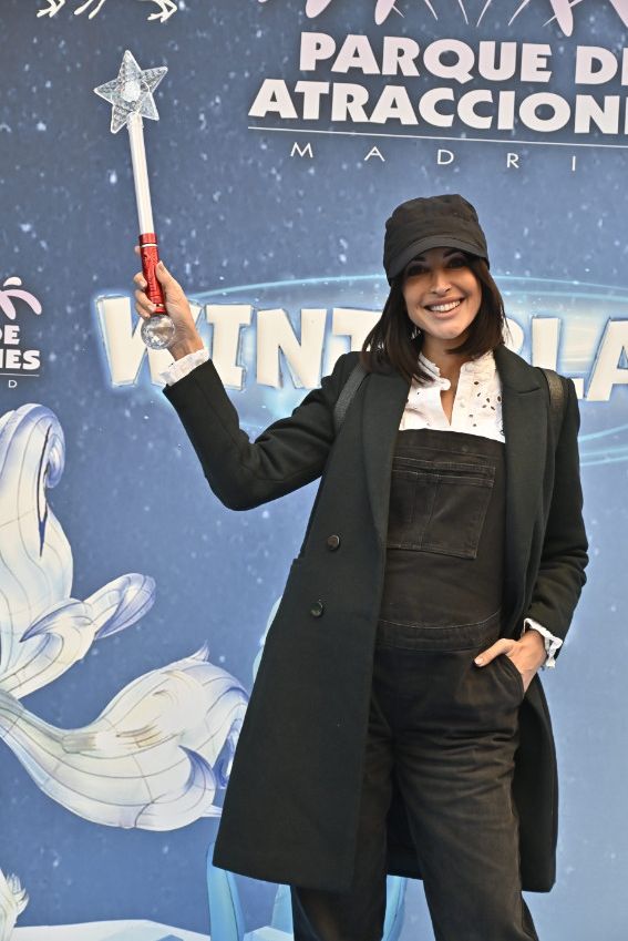 Noelia López en el Parque de Atracciones de Madrid