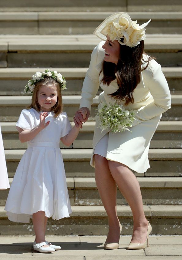 Kate Middleton con Charlotte