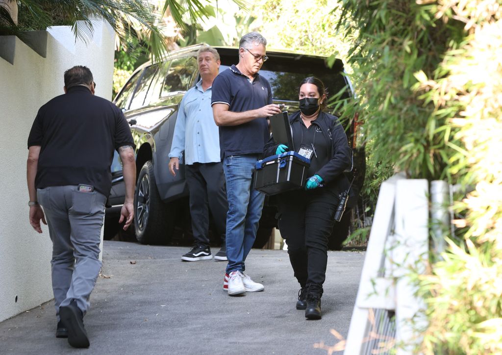 La Policía de Los Ángeles en la mansión de Brad Pitt