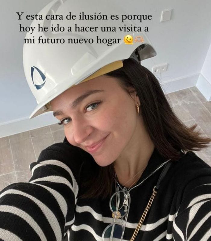 Laura Escanes visita su nueva casa en obras