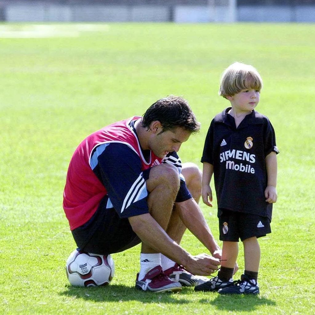 Fernando con su hijo 