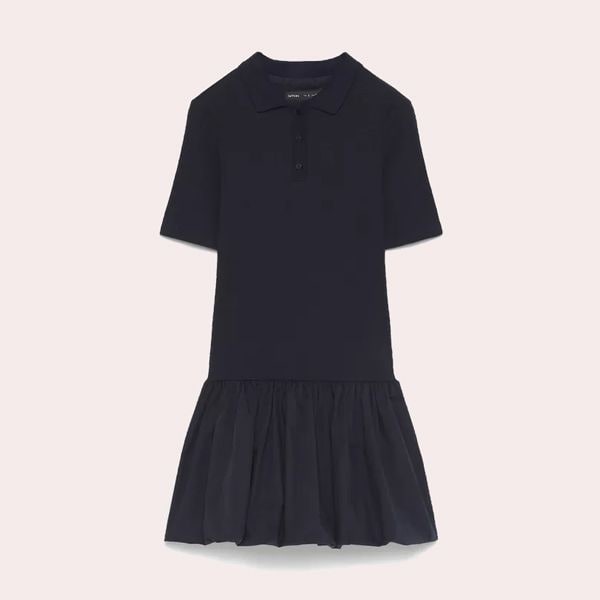 Vestido falda globo