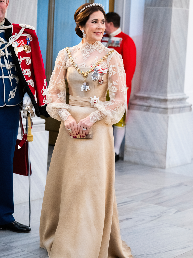 Mary de Dinamarca durante la recepción de Año Nuevo celebrada en el Palacio de Christian VII, en Copenhague, el 1 de enero de 2026.
