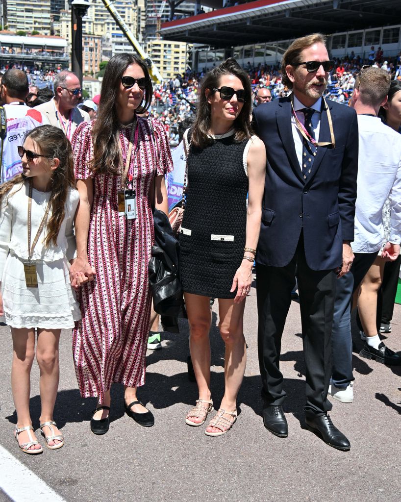 Carlota Casiraghi, Andrea Casiraghi y Tatiana Santo Domingo