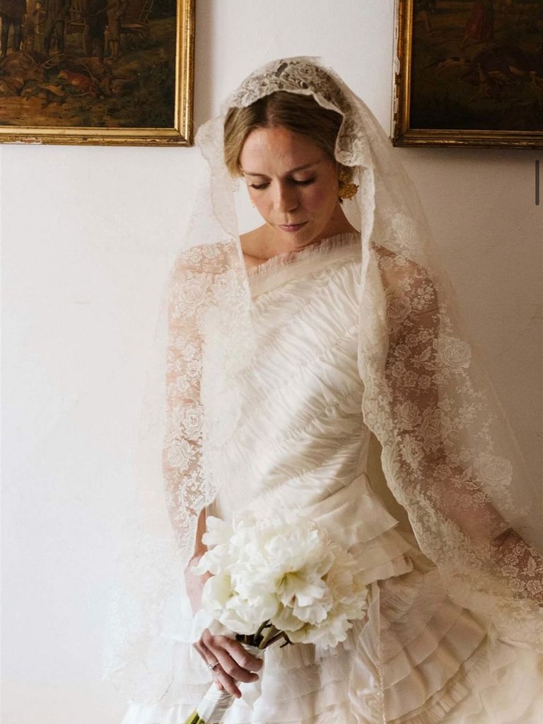 Consejos guardar mantilla de novia