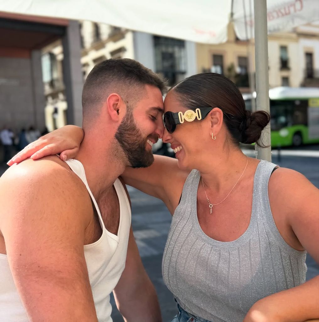 Anabel Pantoja y su pareja