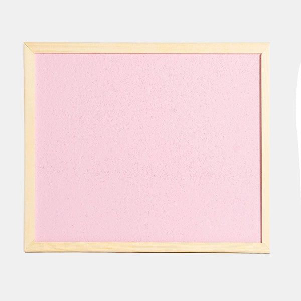 tablon de anuncios rosa