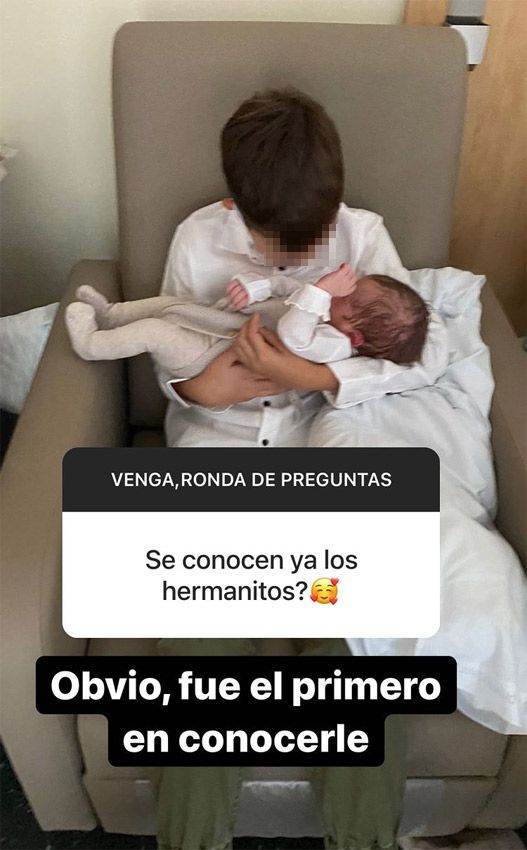 Fonsi Nieto y su bebé