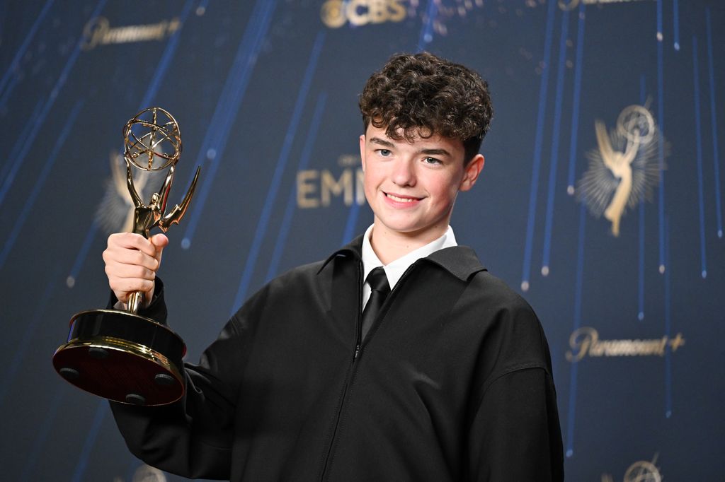 Owen Cooper, de 'Adolescencia', en los premios Emmy 2025