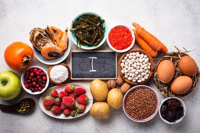 alimentos que contienen yodo