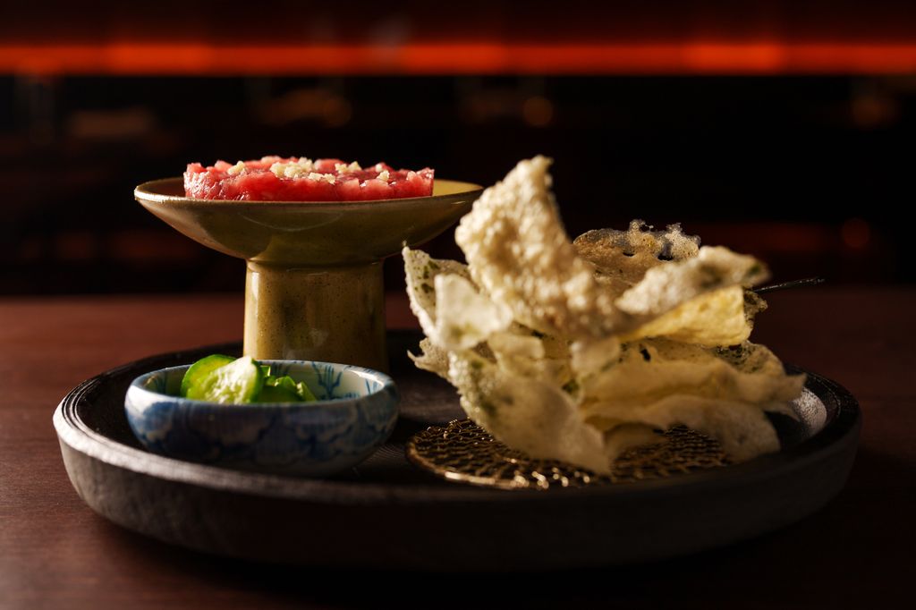 Tartar de atún toro