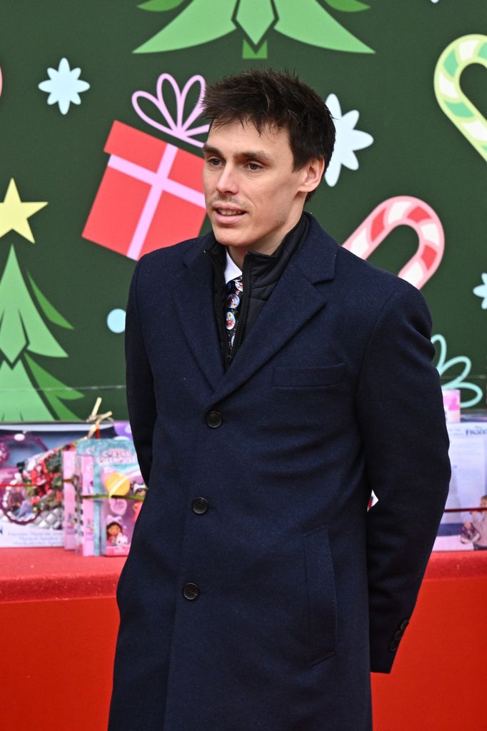 Louis Ducruet en la inaguración de la Navidad en el Palacio de Mónaco en diciembre de 2023