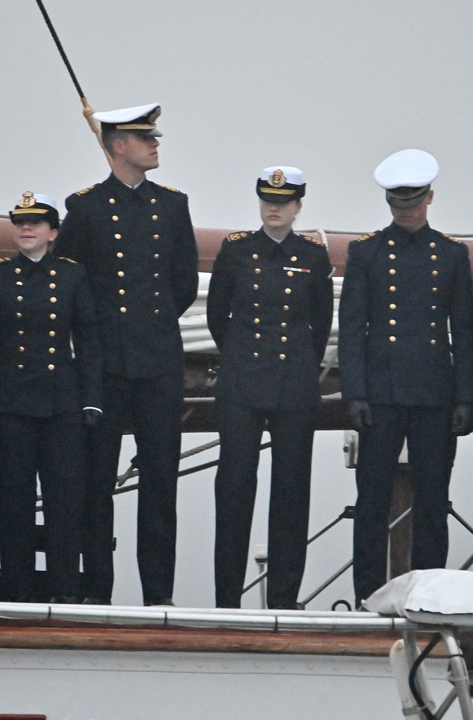 La princesa Leonor llega a Valparaíso (Chile) a bordo de Elcano en abril de 2025
