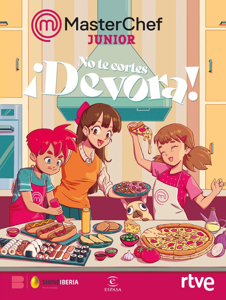 Portada de 'No te cortes, ¡Devora!', el último libro de la colección MasterChef Junior