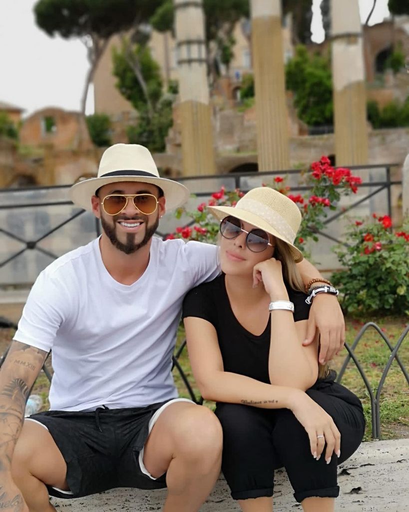 Lucas Trejo y su esposa, Yanina Maranella, 