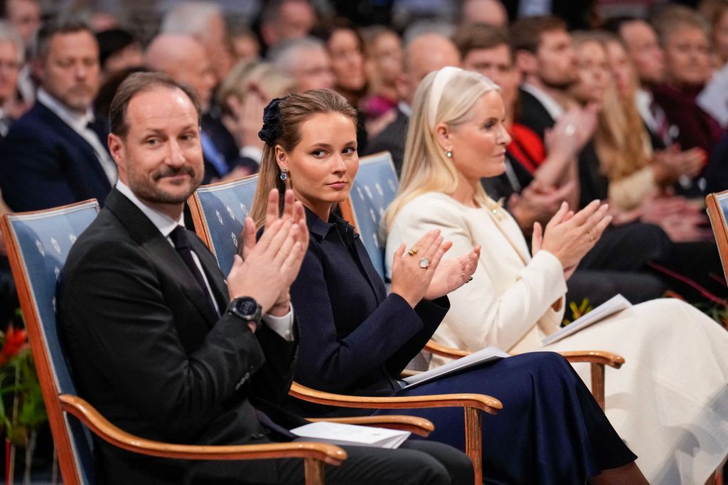 La princesa Ingrid Alexandra junto a su madre, Mette-Marit