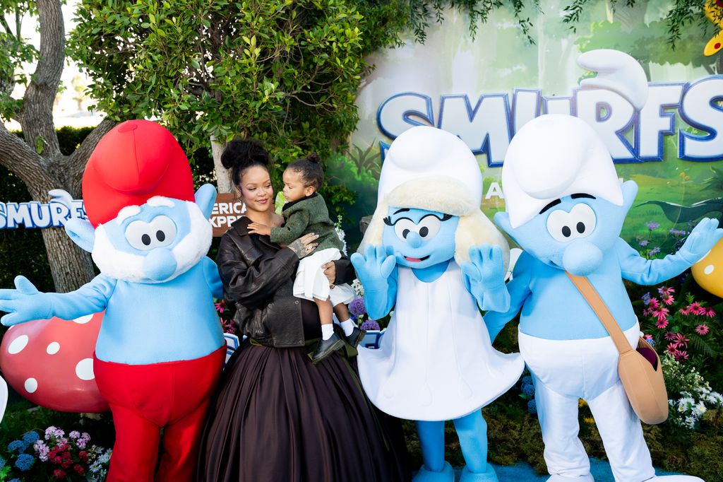 Rihanna en la premiere de la película 'Los Pitufos'