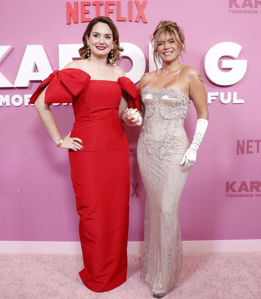 Karol G con Cristina Costantini, la directora de su nuevo documental, "Mañana Fue Muy Bonito"