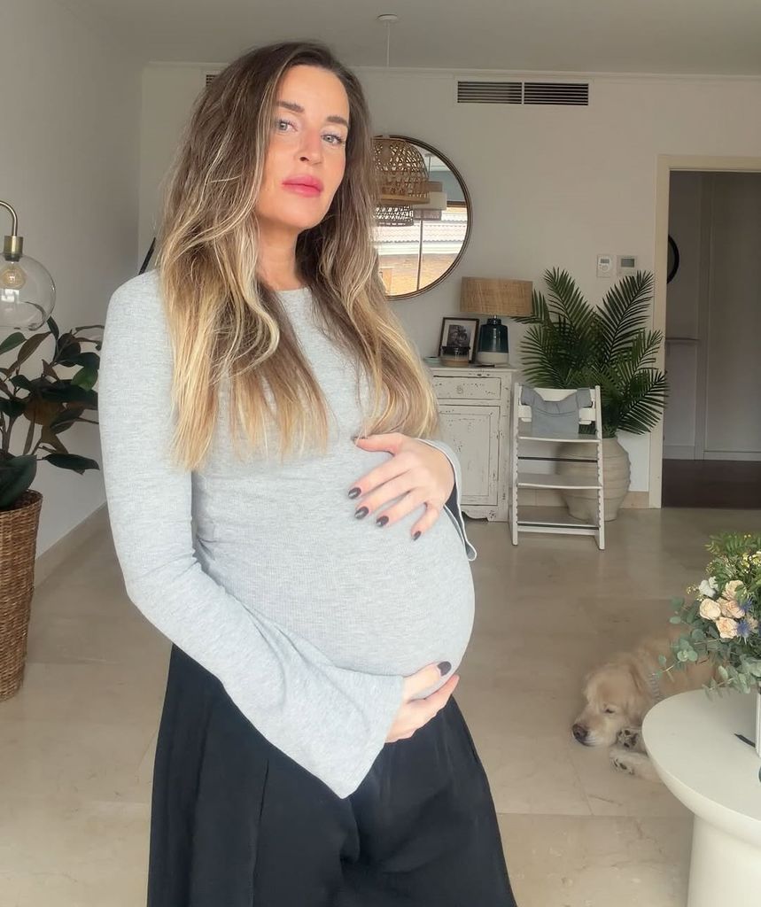 Marta Castro, embarazada de su segundo hijo