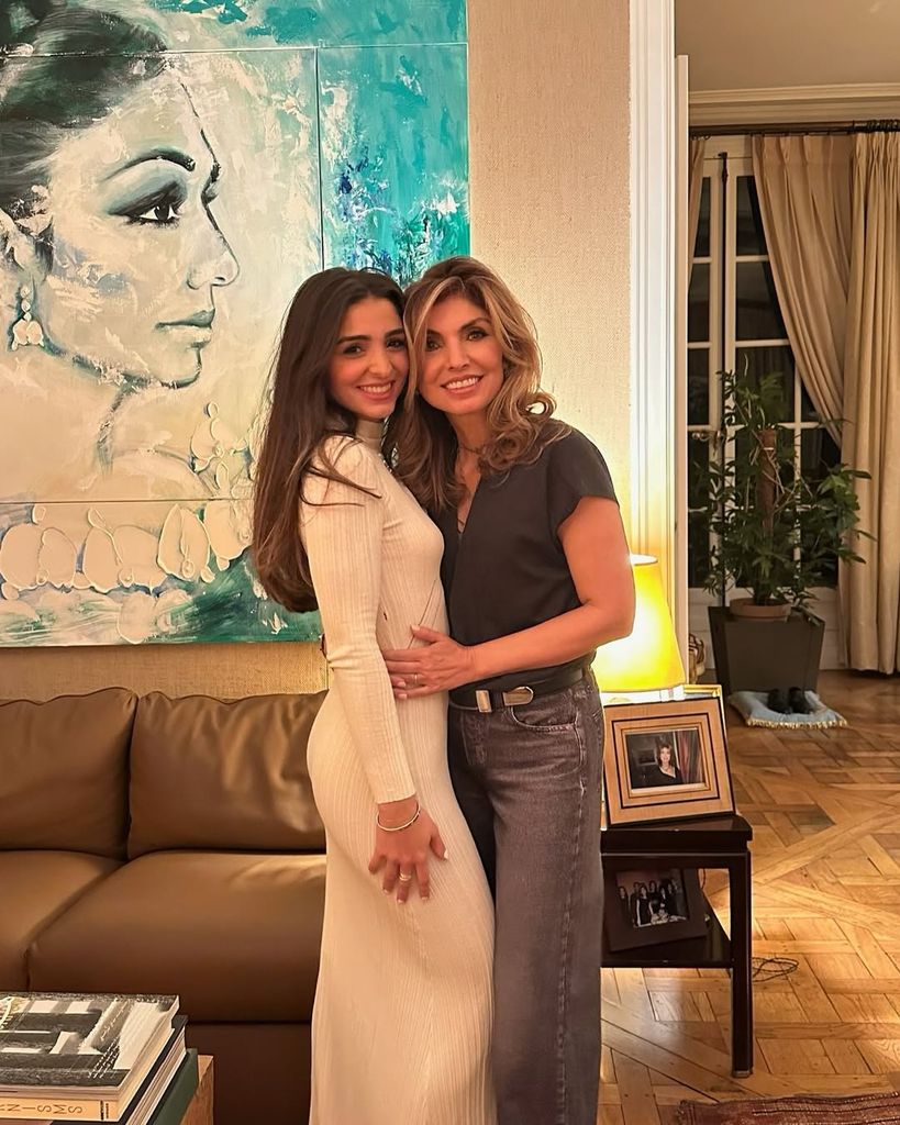 Yasmine con su hija Farah