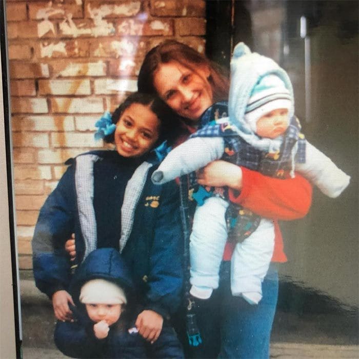 Berta Vázquez y su madre, natural de Ucrania