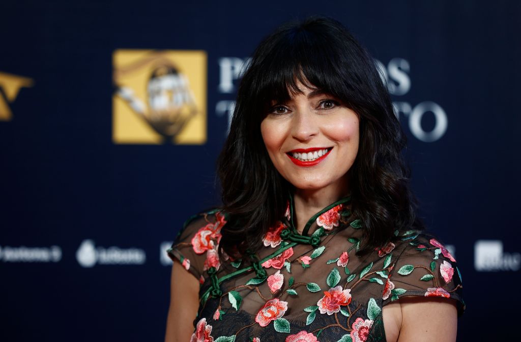 Marta Fernández en un photocall