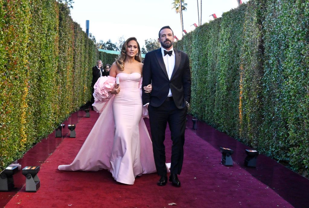 Jennifer Lopez y Ben Affleck en los Globos de Oro de 2024