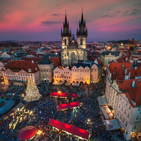 Praga, mercadillo navideño