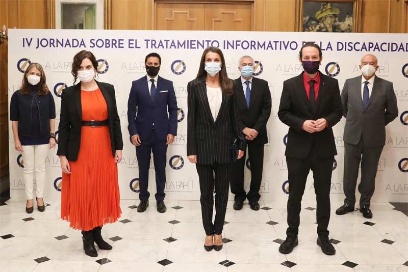 Reina Letizia, Isabel Díaz Ayuso y Pablo Iglesias