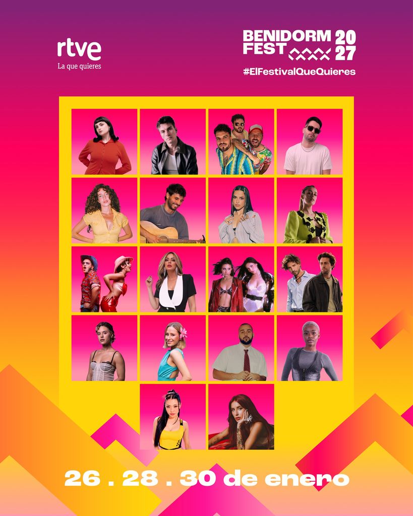 Cartel oficial del 'Benidorm Fest'