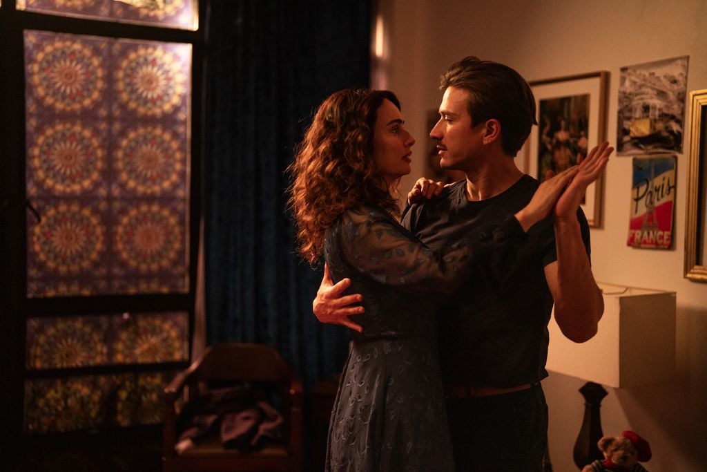 Ana de la Reguera con Fernando Rebeil