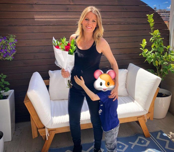 Andrea Ropero y su hijo Roke