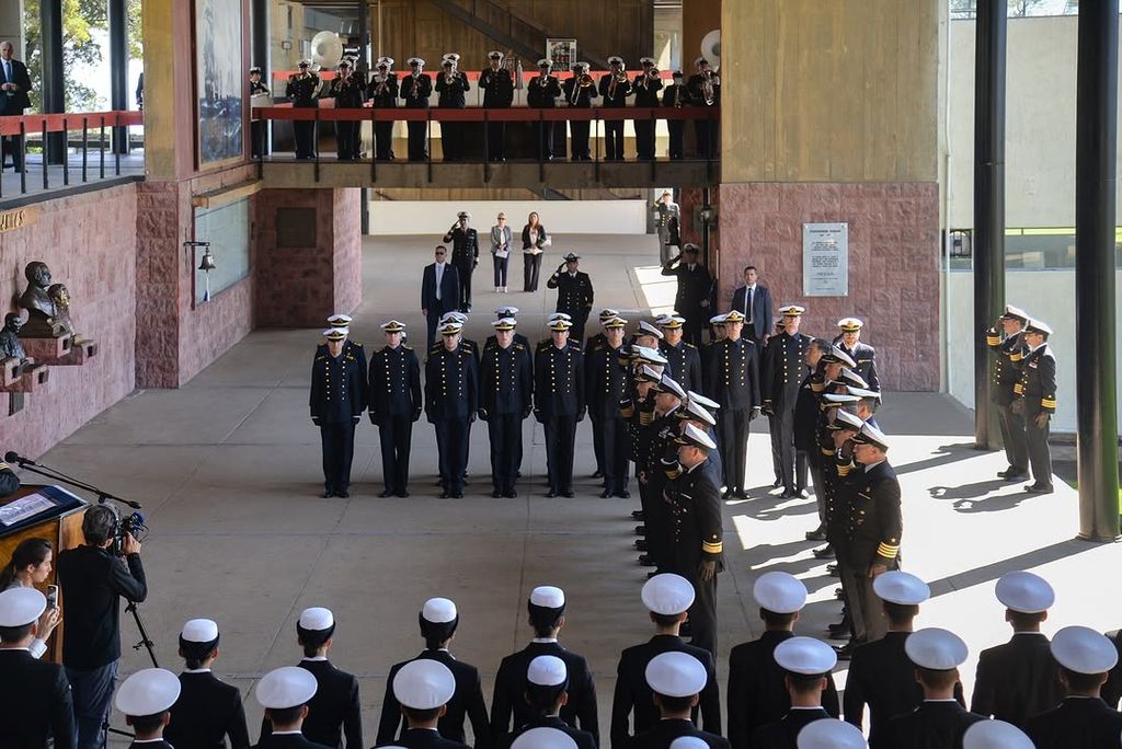 La princesa Leonor participa en la inauguración de un busto de Blas de Lezo y Olavarrieta en Valparaíso