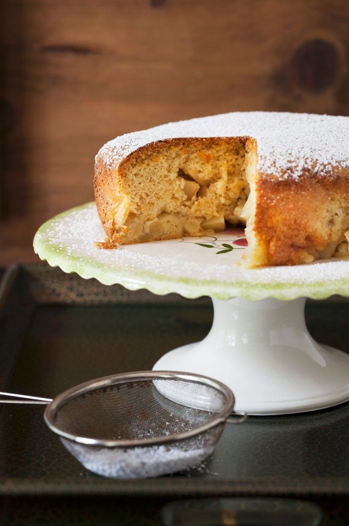 Sharlotka, tarta de manzana Rusa.