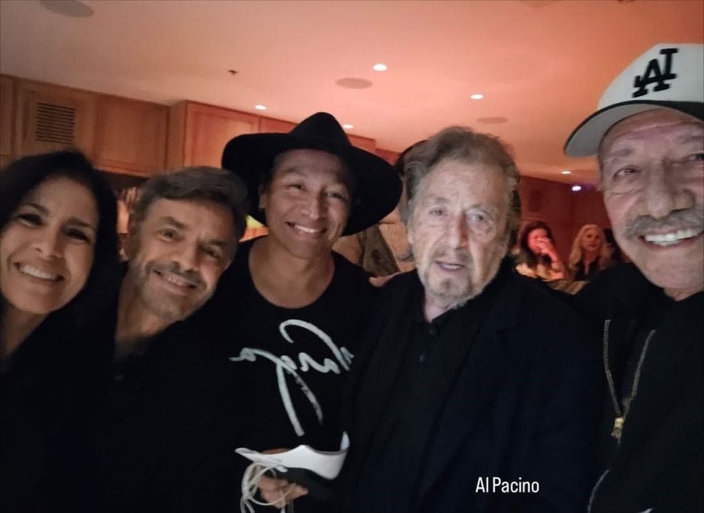 En esta función especial, Alessandra y Eugenio coincidieron con la leyenda de Hollywood, Al Pacino.