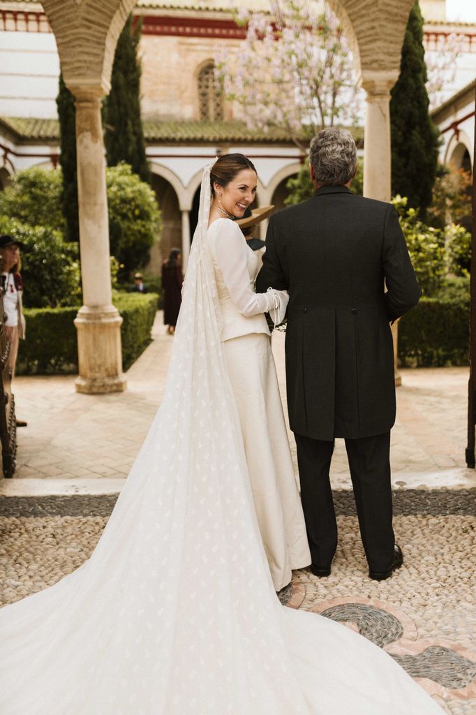Vestido de novia viral de su madre boda córdoba