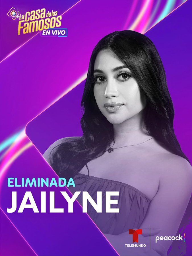 Jailyne, sexta eliminada de La Casa de los Famosos 6