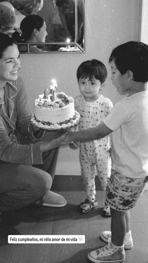 Nadia Ferreira celebró el cumpleaños desu hijo Marquito junto a su sobrino y ahijado Maximiliano.