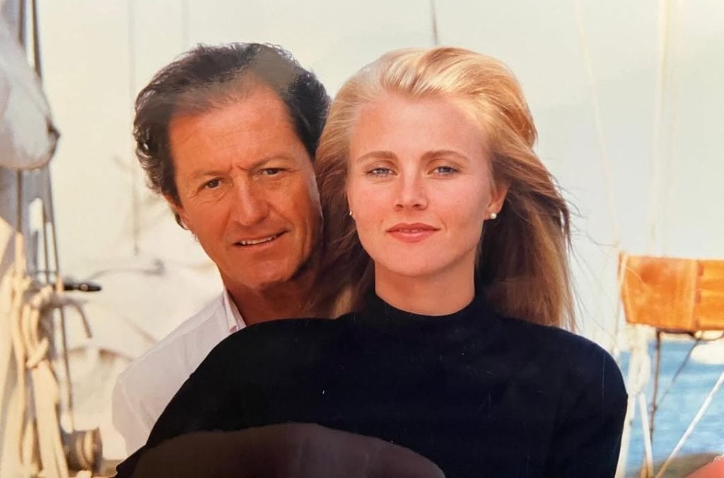 Philippe Junot y Nina Wendelboe-Larsen, cuando estaban juntos en el siglo pasado