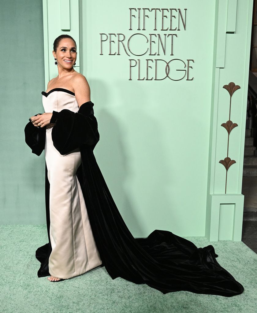 Meghan Markle en la gala benéfica de Fifteen Percent Pledge en Los Ángeles.