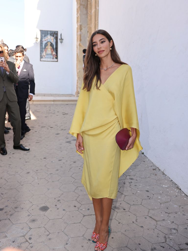 Rocio Crusset en la boda de su hermano