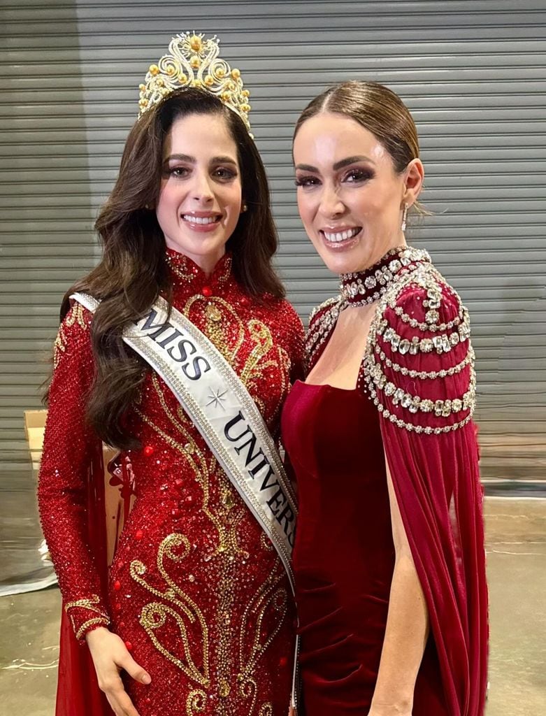 Jacky Bracamontes celebró el triunfo de su connacional Fátima Bosch como Miss Universe.