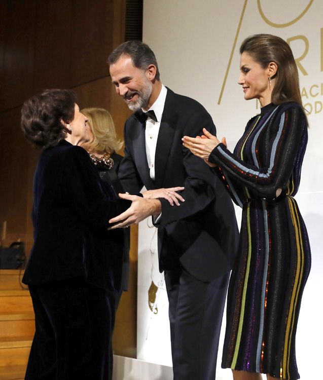 Los Reyes con Victoria Prego