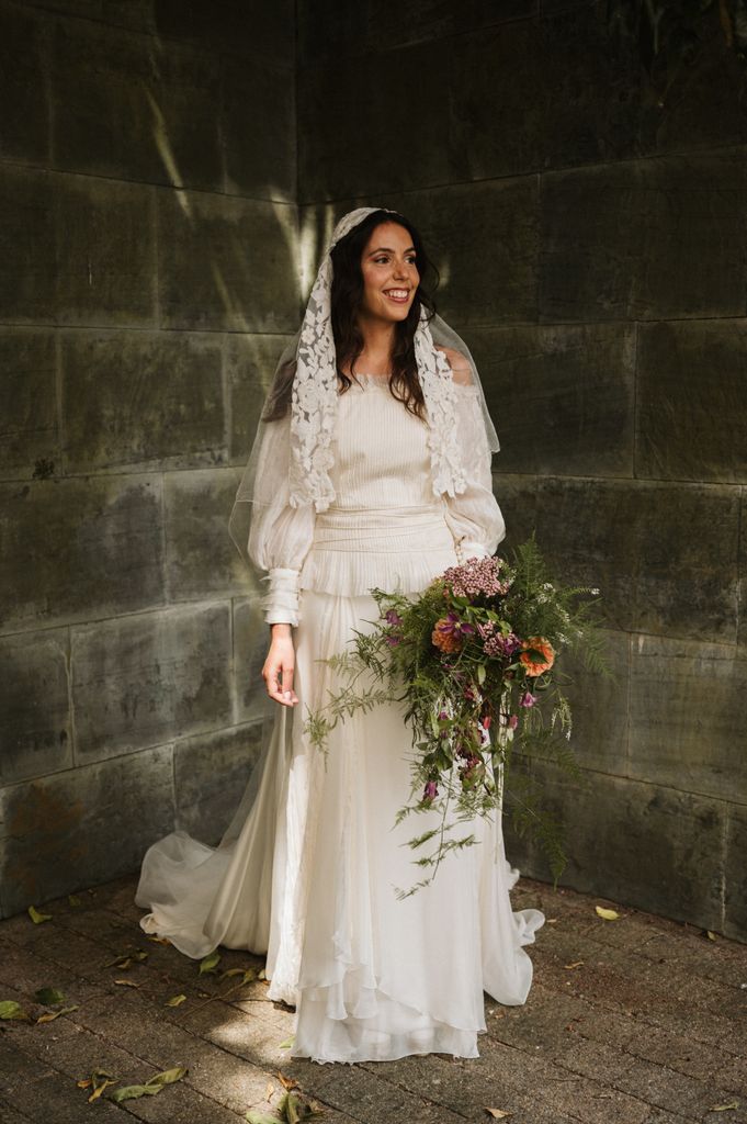 Vestido de novia romántico de Romancera