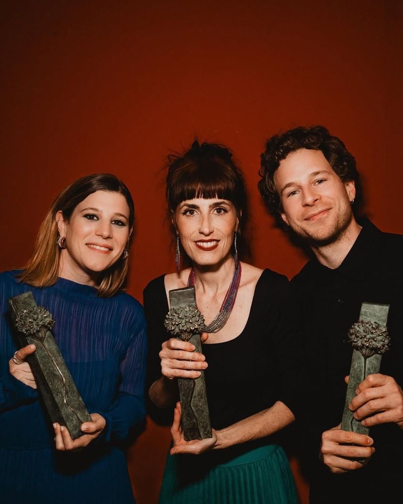 Ángela Cervantes,  Miriam Garlo y Álvaro Cervantes galardonados con la Biznaga de Plata en el Festival de Málaga