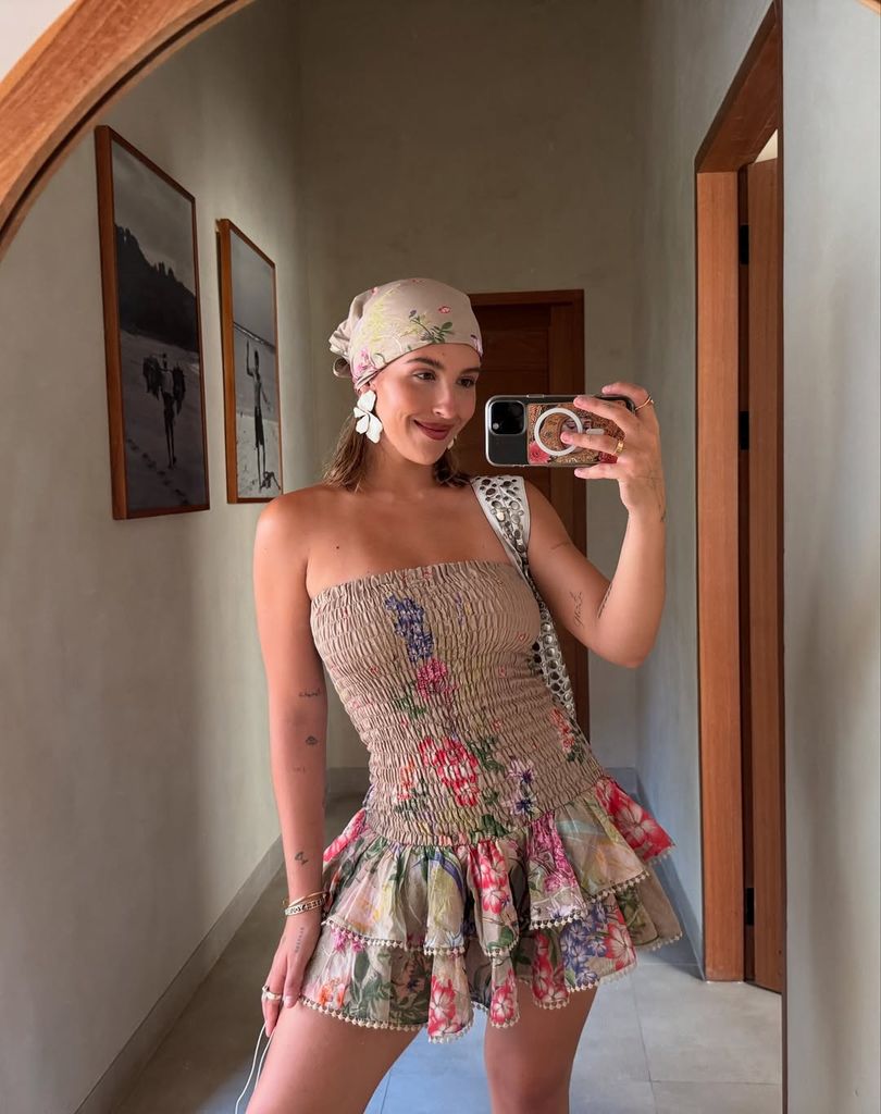 Alba Díaz con vestido de Charo Ruiz Ibiza en Bali