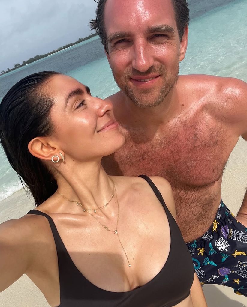 Amanda y Friedrich en un viaje a Bahamas